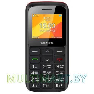 Мобильный телефон TeXet TM-B323 (черный/красный)